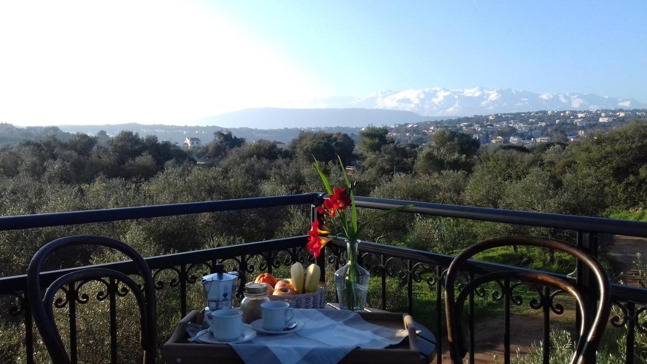 Manolo S Olive Farm, Apartment With Seaview Ханя Екстериор снимка